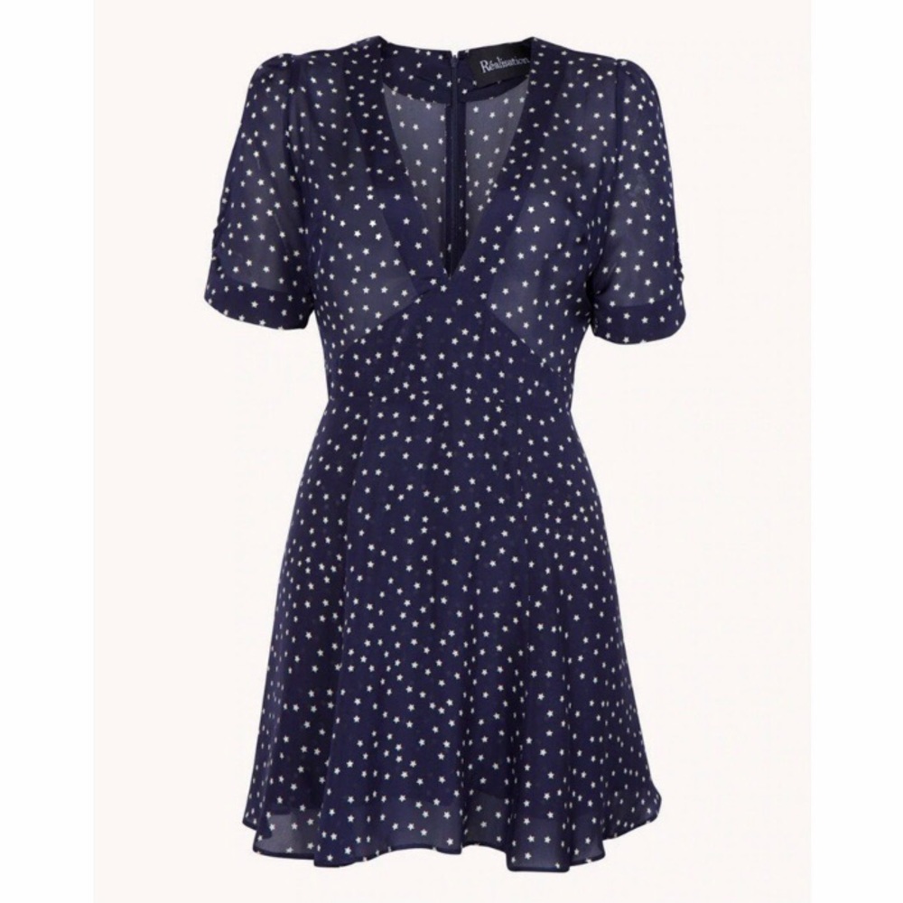 Realisation Par Ozzie Dress in Navy Star